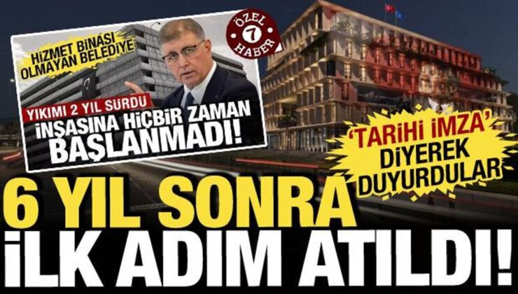 Hizmet binası olmayan belediye harekete geçti: Cemil Tugay’dan 6 yıl sonra ‘tarihi imza’