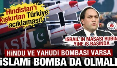 İslami bomba olmalı! ABD’li yetkili Hindistan’ı Türkiye’ye karşı kışkırttı: 5 yıl içinde..