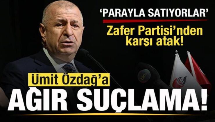 Ümit Özdağ’a ağır suçlama: Parayla satıyorlar! Zafer Partisi’nden karşı adım