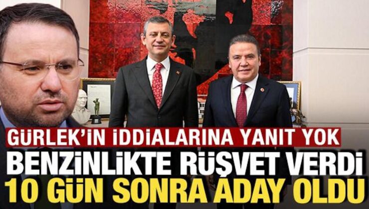 Bakan Gürlek’in iddialarına yanıt yok: Benzinlikte rüşvet verdi, 10 gün sonra aday oldu