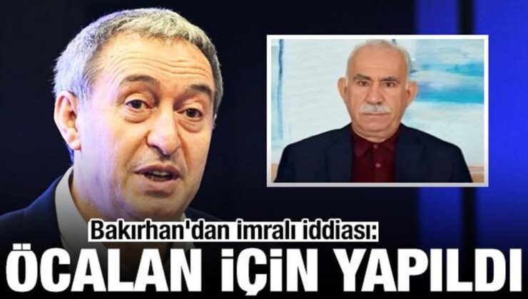 Bakırhan’dan İmralı iddiası: Öcalan için yeni yerleşke inşa edildi