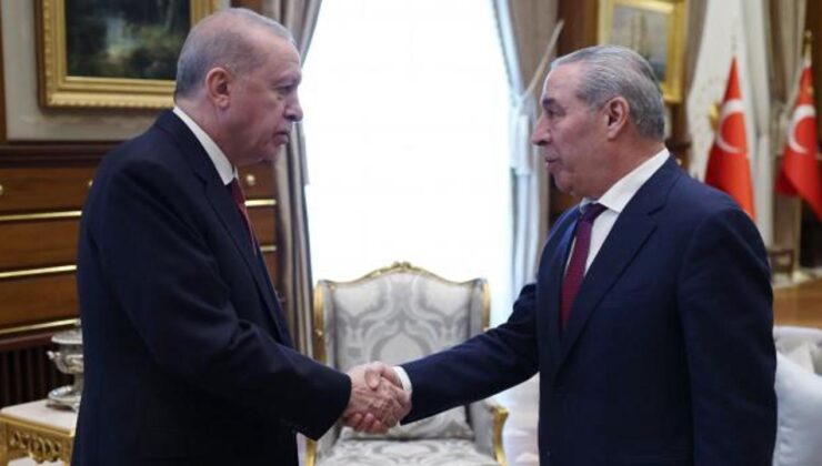 Cumhurbaşkanı Erdoğan, Filistin Devlet Başkan Yardımcısı Hüseyin eş-Şeyh’i kabul etti