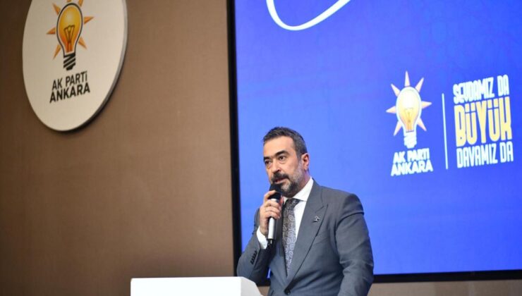 AK Parti Ankara İl Başkanlığında bayramlaşma programı
