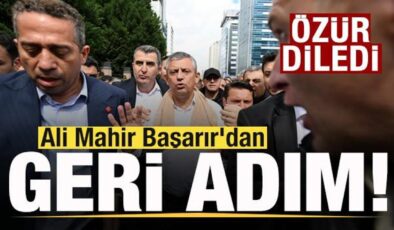 Ali Mahir Başarır’dan geri adım! Özür diledi