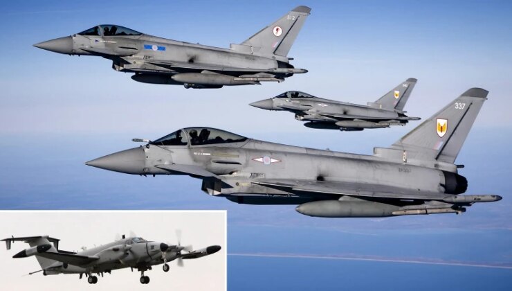 Avusturya’da alarm: Eurofighter’lar ABD uçaklarına karşı havalandı