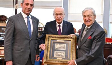 Bahçeli, Rahmi Koç ve Ali Koç’u kabul etti! 100. yıl daveti