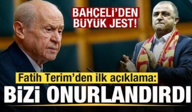 Bahçeli’den jest! Fatih Terim’den açıklama: Bizi onurlandırdı! Ziyaret edeceğim