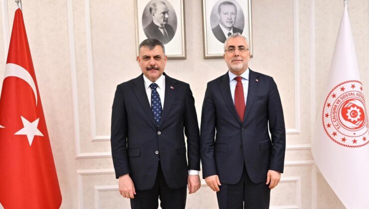 Bakan Çiftçi, Bakan Işıkhan’ı ziyaret etti