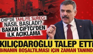 Bakan Çiftçi’den CHP açıklaması: Kılıçdaroğlu yönetimi talep etti, polisler müdahale etti!