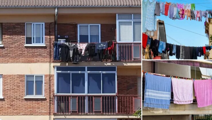 Balkona çamaşır asmak yasaklandı: Para cezası verilecek