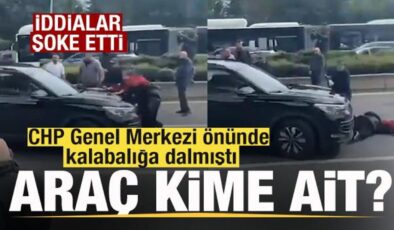 CHP Genel Merkezi önünde kalabalığa dalan araç kime ait? İddialar şoke etti