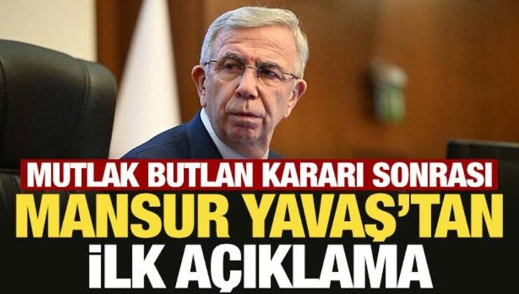 CHP’de mutlak butlan kararı: Mansur Yavaş’tan ilk açıklama