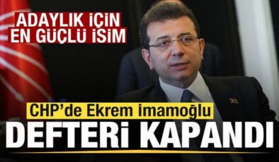 CHP’de İmamoğlu defteri kapandı! Genel merkez işaret etti! Adaylık için en güçlü isim