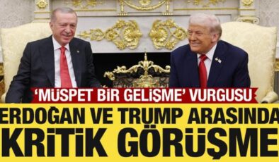 Cumhurbaşkanı Erdoğan, ABD Başkanı Trump ile görüştü