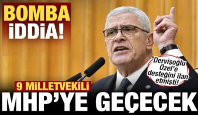 Dervişoğlu desteğini ilan etmişti! Bomba İYİ Parti iddiası! 9 milletvekili MHP’ye geçecek