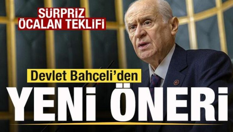 Devlet Bahçeli’den yeni hamle önerisi! Sürpriz Öcalan teklifi