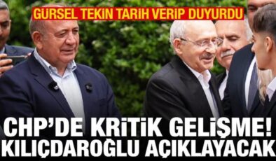 Gürsel Tekin tarih verdi! Kılıçdaroğlu MYK’sını açıklayacak