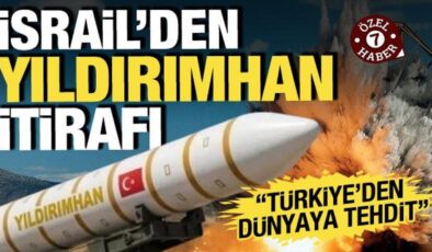 İsrailli dindar haber sitesinden YILDIRIMHAN itirafı: Türkiye’den dünyayı tehdit eden füze