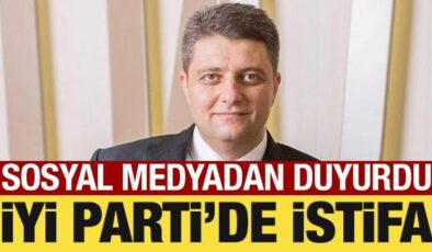 İYİ Parti İstanbul Milletvekili Ersin Beyaz, partisinden istifa etti