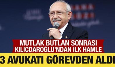 Kılıçdaroğlu’ndan ilk hamle: CHP’nin üç avukatı azledildi