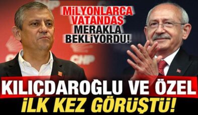 Milyonlarca vatandaş merakla bekliyordu! Özgür Özel ve Kılıçdaroğlu’dan ilk görüşme