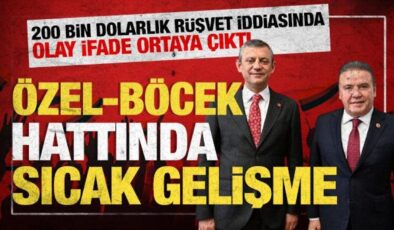 Özel-Böcek hattında sıcak gelişme: Olay ifade ortaya çıktı