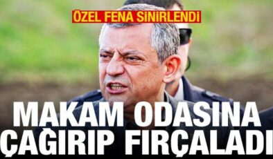 Özgür Özel bazı CHP’lileri makam odasında fırçaladı