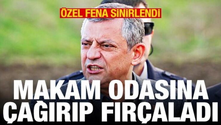 Özgür Özel bazı CHP’lileri makam odasında fırçaladı