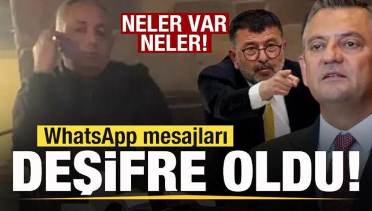 Özgür Özel ve Veli Ağbaba’nın kara kutusu açıldı! WhatsApp mesajları deşifre oldu