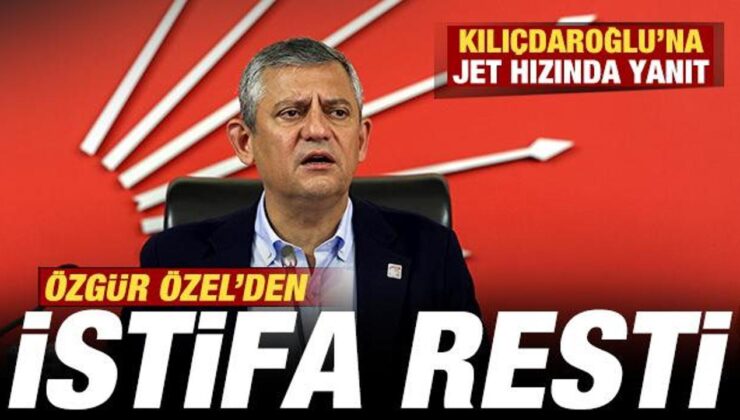 Özgür Özel’den son dakika istifa resti! Kılıçdaroğlu’na jet hızında yanıt