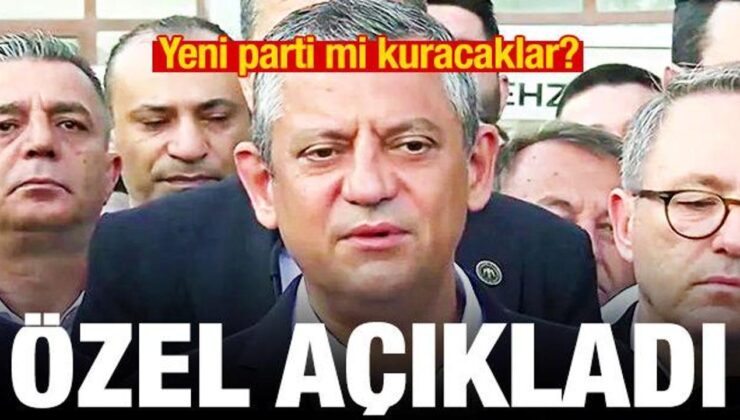 Özgür Özel’den yeni parti kuracakları iddialarına cevap