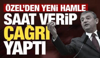 Özgür Özel’den yeni hamle! Saat verip çağrı yaptı: Direnmeye davet ediyorum