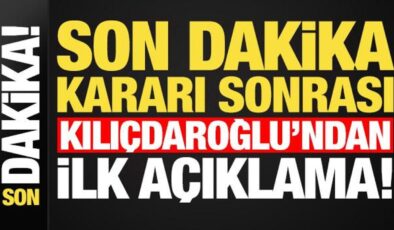Son dakika: Mutlak butlan kararı sonrası Kılıçdaroğlu’ndan ilk açıklama!