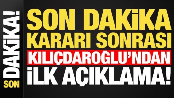 Son dakika: Mutlak butlan kararı sonrası Kılıçdaroğlu’ndan ilk açıklama!