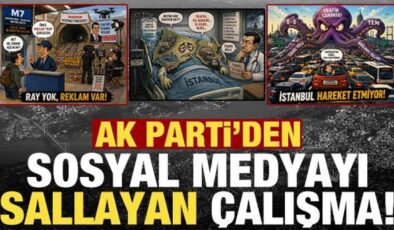 AK Parti’den sosyal medyada gündeme oturan çalışma: “#İstanbulYönetilemiyor”