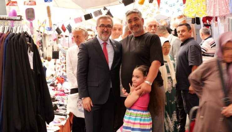 AK Partili vekillerden İstanbul’da pazar ziyaretleri: Vatandaşın talepleri bizzat dinlendi
