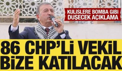 Bedri Yalçın’dan kulislere bomba gibi düşecek açıklama: 86 CHP’li vekil bize katılacak