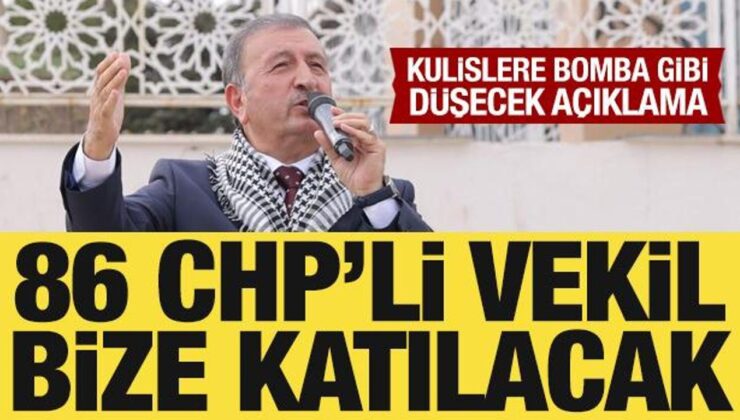 Bedri Yalçın’dan kulislere bomba gibi düşecek açıklama: 86 CHP’li vekil bize katılacak