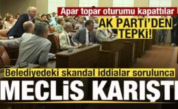 Belediye meclisini karıştıran iddia! Apar topar oturumu kapattılar