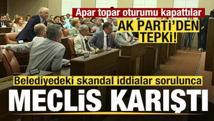 Belediye meclisini karıştıran iddia! Apar topar oturumu kapattılar