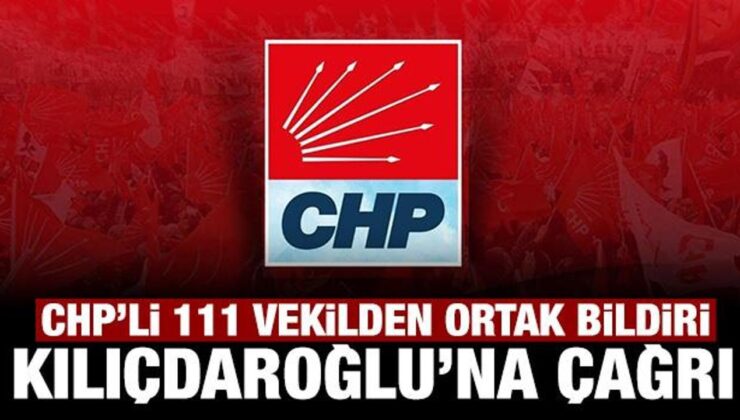 CHP milletvekillerinden olağanüstü kurultay çağrısı: 111 vekil imza attı