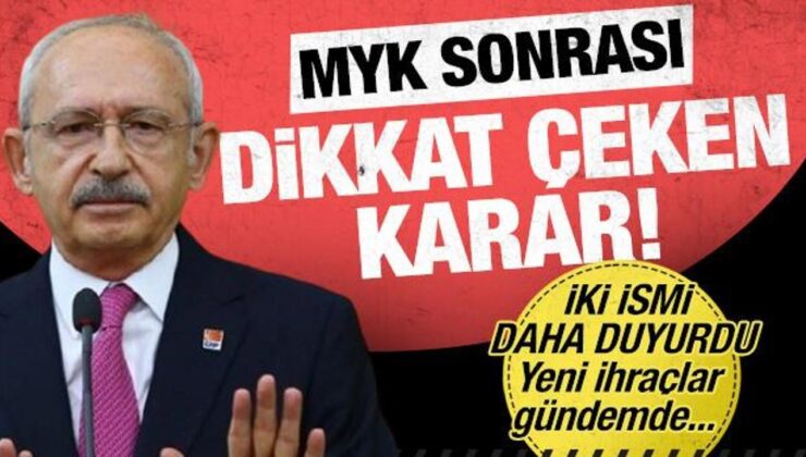 CHP’de 2 il başkanı daha görevden alındı!