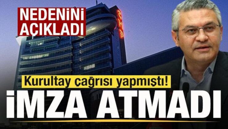 CHP’de çatlak! Oğuz Kaan Salıcı kurultay çağrısı yapmıştı! İmza atmadı