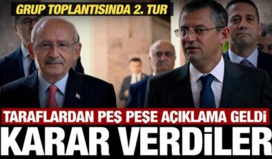 CHP’de grup toplantısı geriliminde 2. tur! Peş peşe açıklama geldi