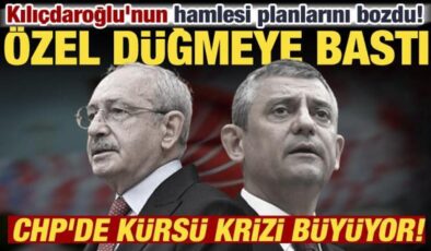 CHP’de grup toplantısı krizi! Kılıçdaroğlu’ndan sonra Özel’den jet hamle: Ben yapacağım