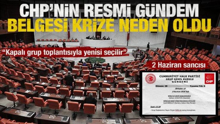 CHP’de mutlak butlan sancısı: 2 Haziran’da Meclis’te gerçekleşecek grup toplantısı krizi