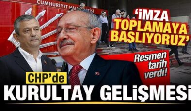 CHP’de son dakika kurultay gelişmesi! Resmen tarih verdi: İmza toplamaya başlıyoruz