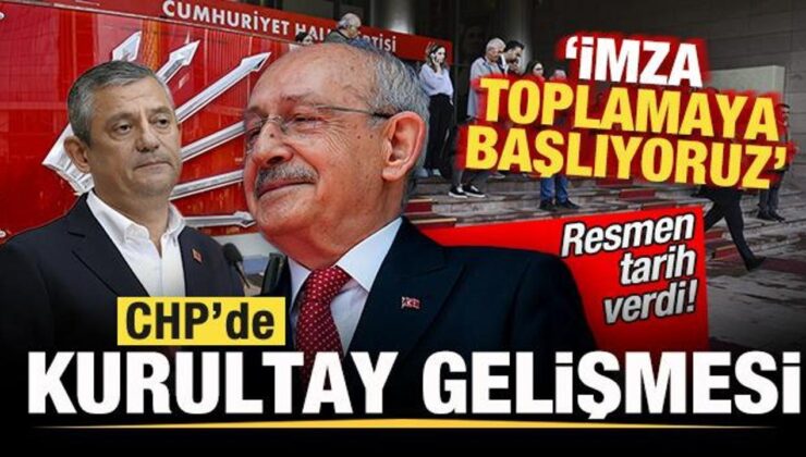 CHP’de son dakika kurultay gelişmesi! Resmen tarih verdi: İmza toplamaya başlıyoruz