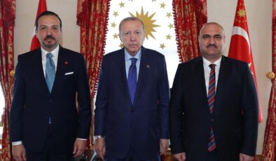 Cumhurbaşkanı Erdoğan, Kerkük Valisi’ni kabul etti