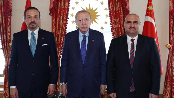 Cumhurbaşkanı Erdoğan, Kerkük Valisi’ni kabul etti